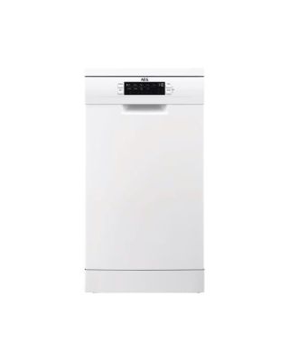Lavavajillas 44.6 cm AEG FFB62427ZW Clase E 9 Servicios 46 dB Blanco