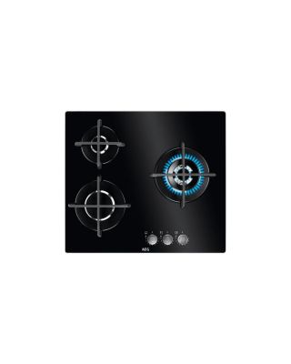 Placa de cristal Gas AEG HKB63320NB 3 Zonas Gas Natural 59