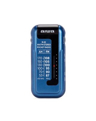 Radio Portátil Bolsillo Aiwa R-22BW Azul