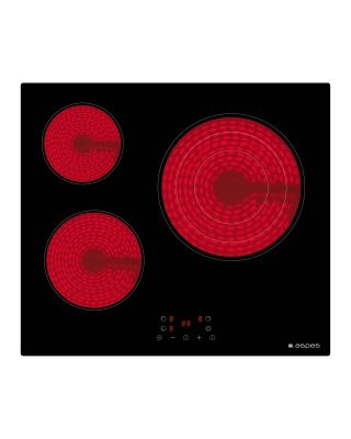 Placa vitrocerámica Aspes  3 Zonas 60 cm