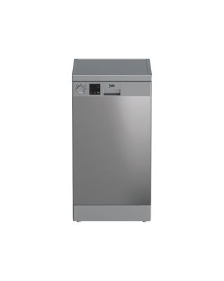 Lavavajillas 44.8 cm Beko DVS05024X Clase E 10 Servicios 49 dB Acero Inoxidable