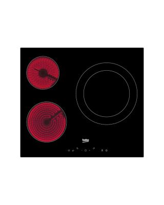 Placa vitrocerámica Beko HIC63402T 3 Zonas 58 cm