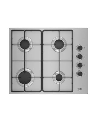 Encimera Beko HIGG64103SX 4 Zonas Gas Butano 61 cm