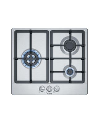 Encimera Bosch PGC6B5B90 3 Zonas Gas Natural 58.2 cm