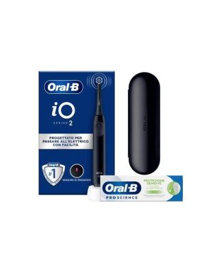 Cepillo eléctrico Oral-B iO 2 negro con funda de viaje