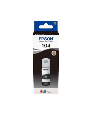 Botella Tinta Recargable Epson 104 Ecotank ET-2711 Negro