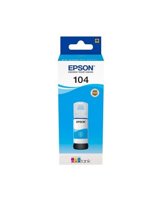 Botella Tinta Recargable Epson 104 Ecotank ET-2711 Cyan