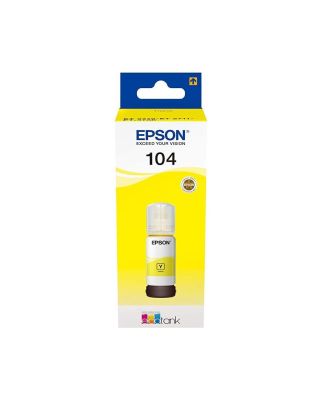 Botella Tinta Recargable Epson 104 Ecotank ET-2711 Amarilla