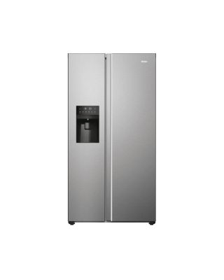 Frigorífico americano Haier HSR5918DIMP Clase D 1.775mX90.8cm No Frost Acero Inoxidable