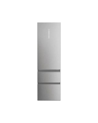Frigorífico Combi  Haier 3D 60 Series 5 HTW5620ENMG Clase E No Frost 2.05m Plata