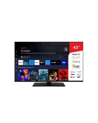TV QLED 43" JVC LT-43VDQ340S 4k Ultra HD HDR Smart TV