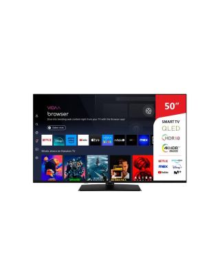 TV QLED 50" JVC LT-50VDQ340S 4k Ultra HD HDR Smart TV