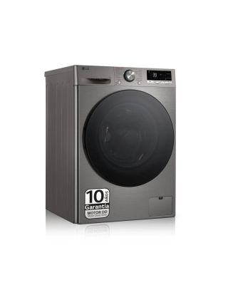 Lavadora LG Serie 700 F4WR7009AGS Clase A 9 Kg 1400 rpm Acero Inoxidable Antihuellas  SmartHome - AI Direct Drive, TurboWash 360º, Vapor+