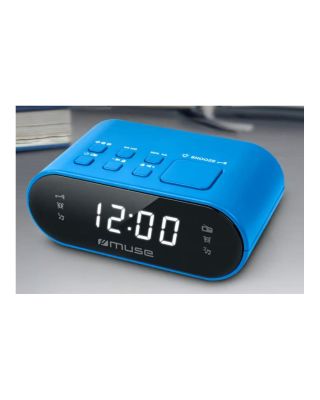 Radio Reloj Alarma MUSE M10BL Azul