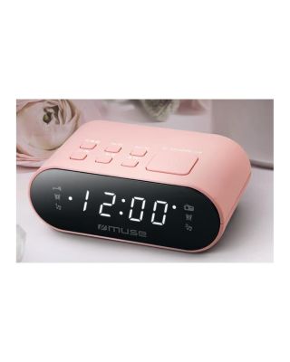 Radio Reloj Alarma MUSE M10CPK Rosa