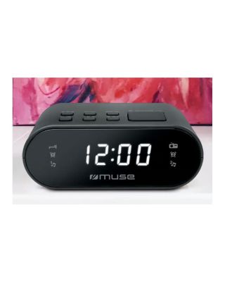 Radio Reloj Alarma MUSE M10CR Negro