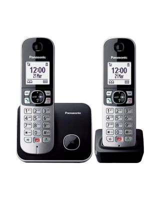 Teléfono Panasonic KX-TG6852 SPB Inalámbrico - dúo