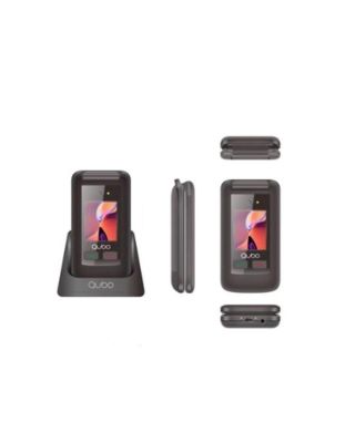 Teléfono Libre QUBO X-247BKC 2,4" Negro