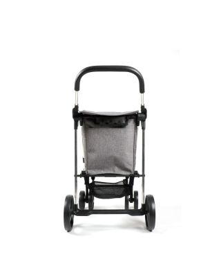 Carro de la compra Rolser Basket Tweed 4 Ruedas Grandes 2 Giratorias Plegable
