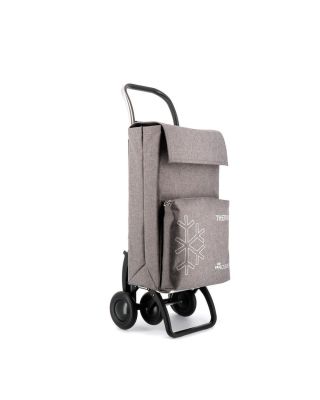 Carro de compra Rolser Sbelta Termo Tweed 4.2 Gris con bolsa térmica