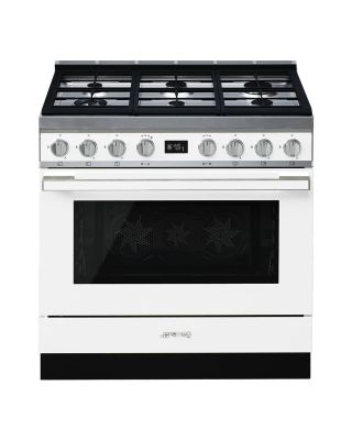 Cocina a gas Smeg CPF9GPWH 6 Zonas Gas Natural 90 cm