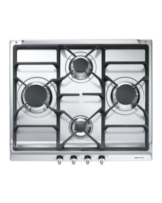 Encimera Gas Smeg SE60SGH3 4 zonas Gas Natural Inox
