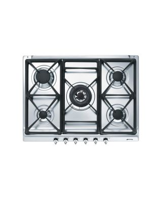 Encimera Smeg SE70SGH5 5 Zonas Gas Natural 68.5 cm