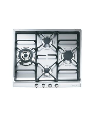Encimera Smeg SER60SGH3 4 Zonas Gas Natural 60 cm