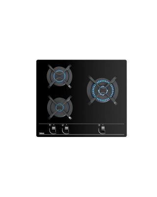 Placa de cristal Gas Teka 112580001 3 Zonas Gas Butano 60