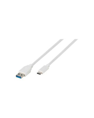 Cable USB A 3.1 - USB Tipo C Vianco 1 Metros Blanco