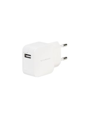 Cargador Rápido Pared Vivanco  2,4A 1 Puerto USB