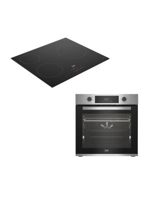 Horno Multifunción + Vitrocerámica Inducción Beko BBSE12340XD 3 Zonas