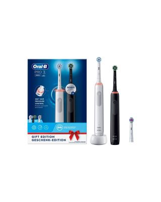 Cepillos Dentales Braun Oral-B Pro 3 3900 Duo Blancos