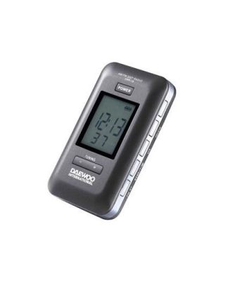 Radio Digital Daewoo DRP-18 Pantalla LCD Compacta Negra