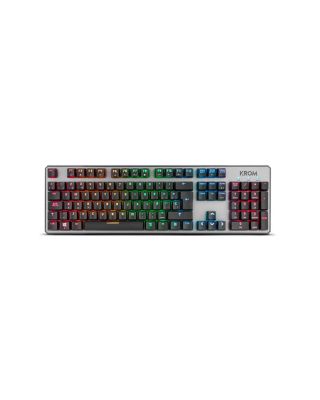 TECLADO GAMING KROM KERNEL USB RETROILUMINADO MECANICO NEGRO