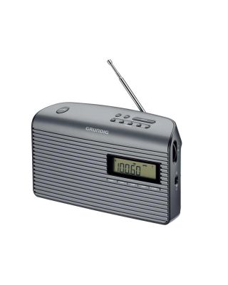 Radio Despertador Portátil Grundig Music 61 Gris