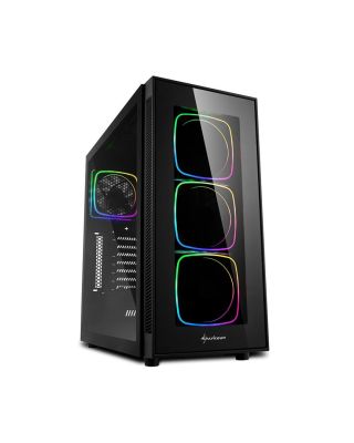 CAJA SHARKOON TG6 ATX 2XUSB3.0 2XUSB2.0 SIN FUENTE RGB