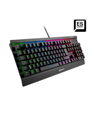 TECLADO GAMING SHARKOON SGK3 MECANICO RGB USB BROWN SWITCH