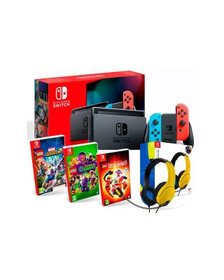 Nintendo Switch + 3 Juegos Lego + Auriculares Inalámbricos