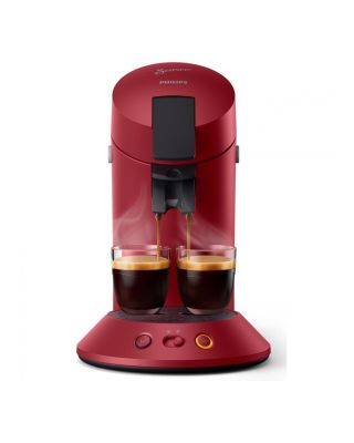 Cafetera de monodosis Philips Senseo Original Plus rojo oscuro CSA210/91