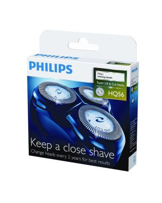 Pack 3 conjuntos cabezales cortantes Philips HQ56_50 color Gris