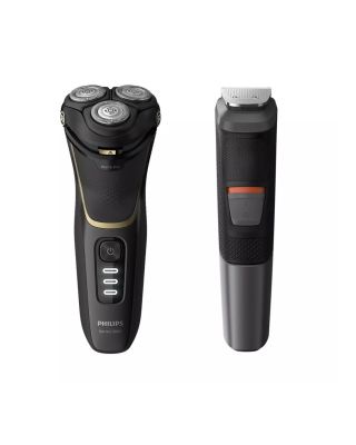 Pack Afeitadora Philips Series 3000 Wet&Dry + Multigroomer