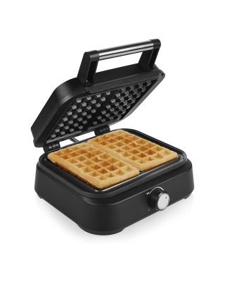Gofrera Belga Princess 132398 color negro para 2 gofres