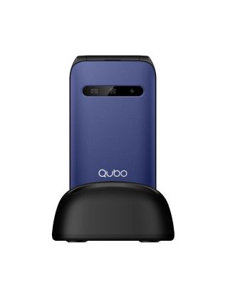 Teléfono Libre Qubo B-209 6,1 cm (2,4") Bluetooth Radio FM Cámara Botón SOS Azul