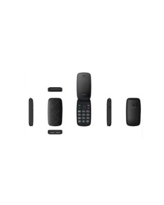 Teléfono Móvil Qubo NEONW BL SOS 2,4" Bluetooth, Cámara y FM negro