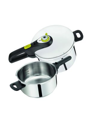 SET Ollas a Presión Rapidas Tefal Secure V5 Neo 6L+4L