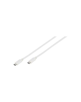 Cable USB Tipo C - USB Tipo C 3.1 Vivanco 1 Metro Blanco