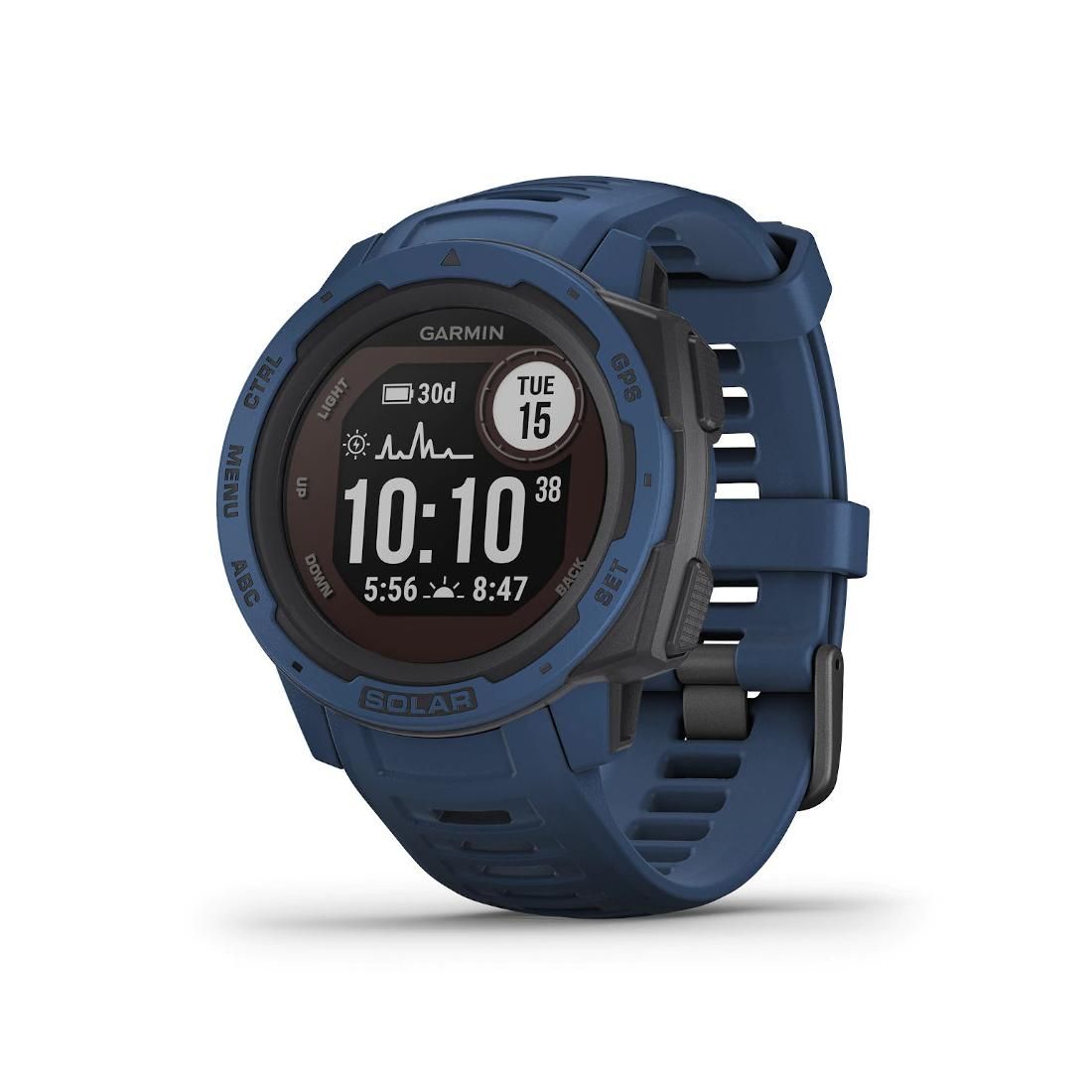 Reloj Deportivo GPS Garmin Instinct Solar Azul